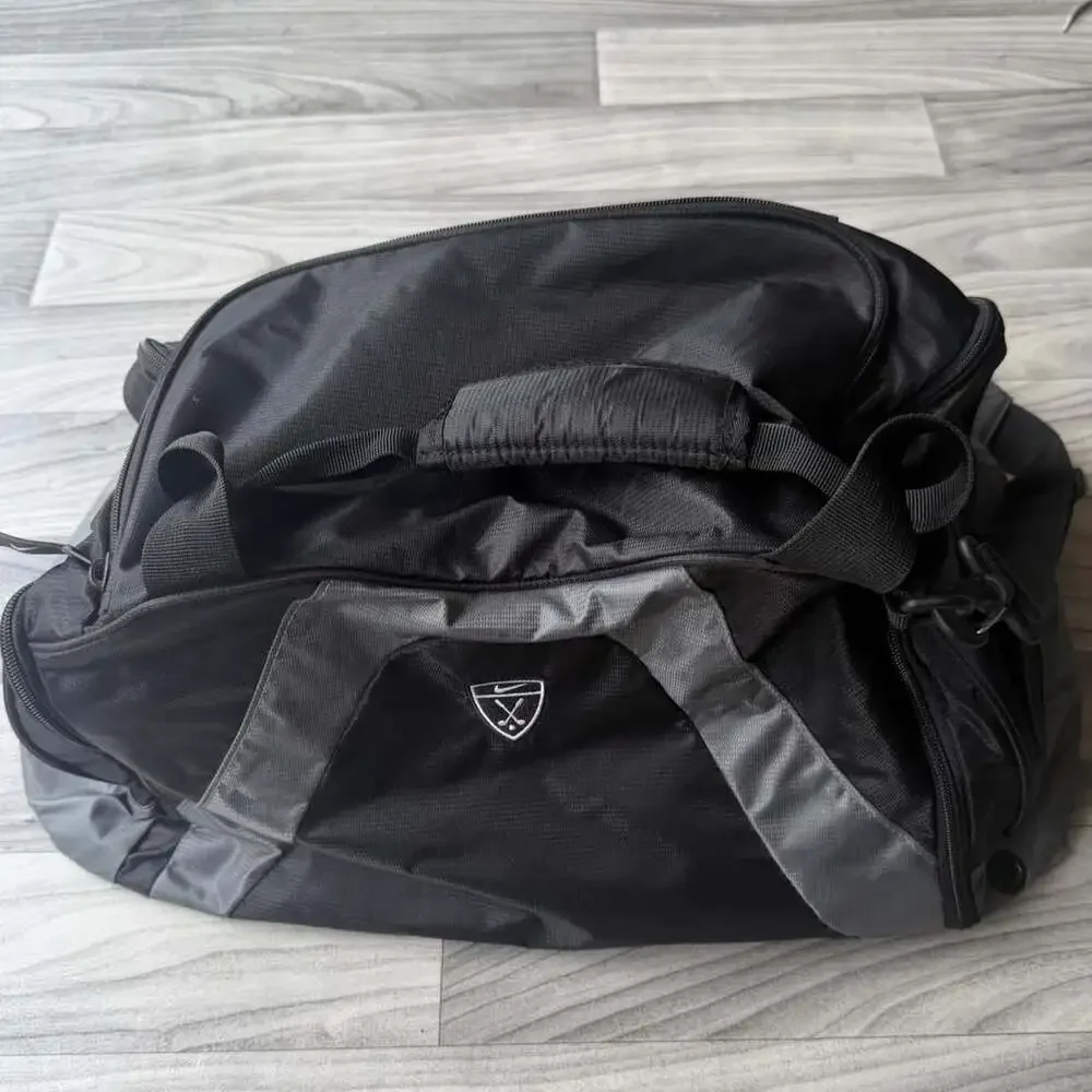 Vintage Y2K Nike Golf Black & Grey Duffle Bag